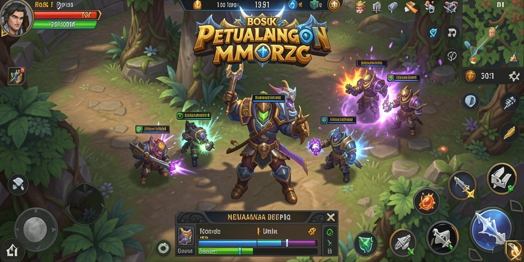 Tampilan gameplay epik dari BOS01 yang memukau.