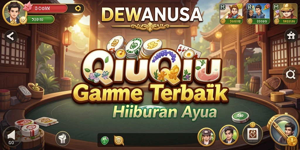 Tampilan menarik dari gameplay QiuQiu di DEWANUSA.