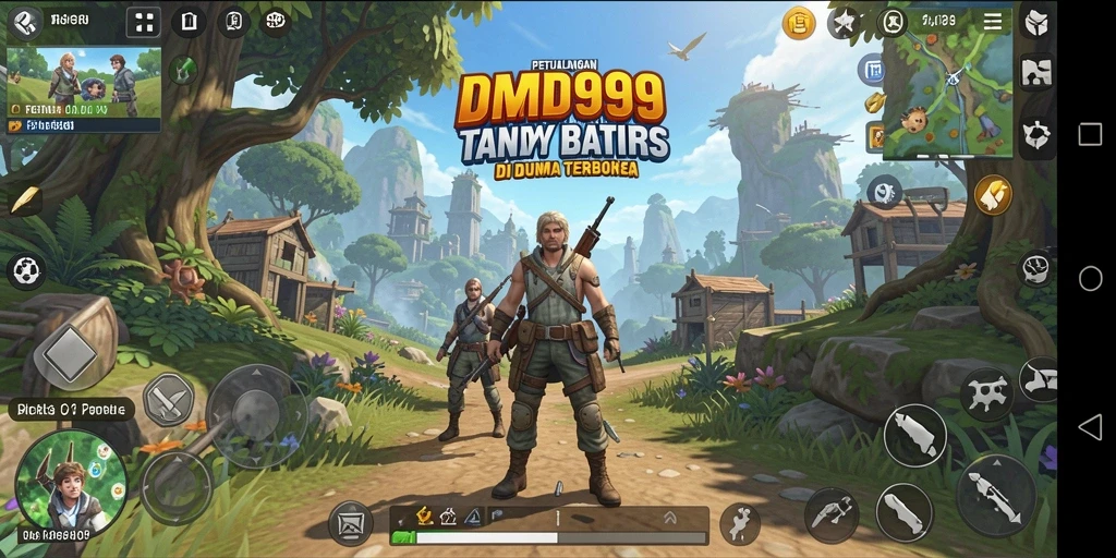 Gameplay mendebarkan di dunia terbuka DMD999.