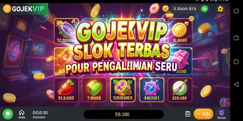 Tangkapan layar gameplay Slot GOJEKVIP yang menggembirakan.