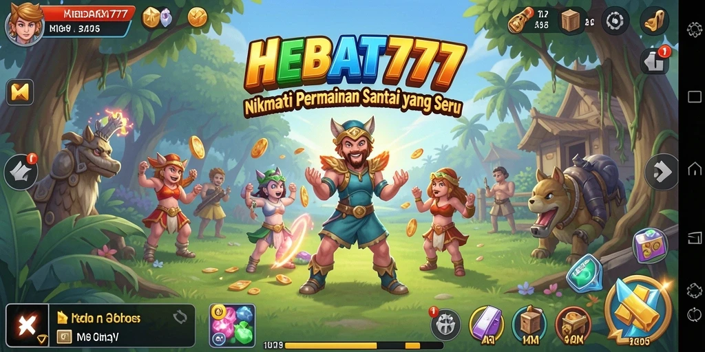 Gameplay Santai di HEBAT777 dengan grafis ceria.