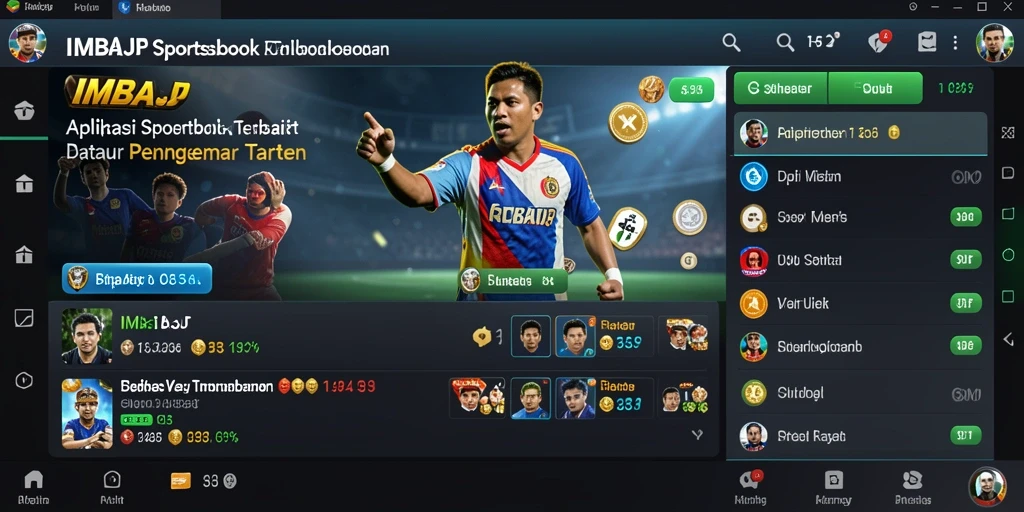 Tampilan gameplay taruhan langsung IMBAJP yang interaktif dan menarik.