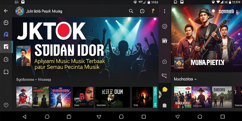 Tampilan antarmuka JKTOK yang modern dan gameplay interaktif.