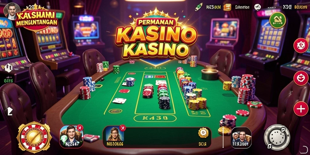 Tangkapan layar gameplay K234 menampilkan suasana kasino yang mendebarkan.