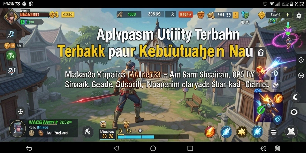 Tampilan antarmuka utama aplikasi MAGNET33 yang ramah pengguna.