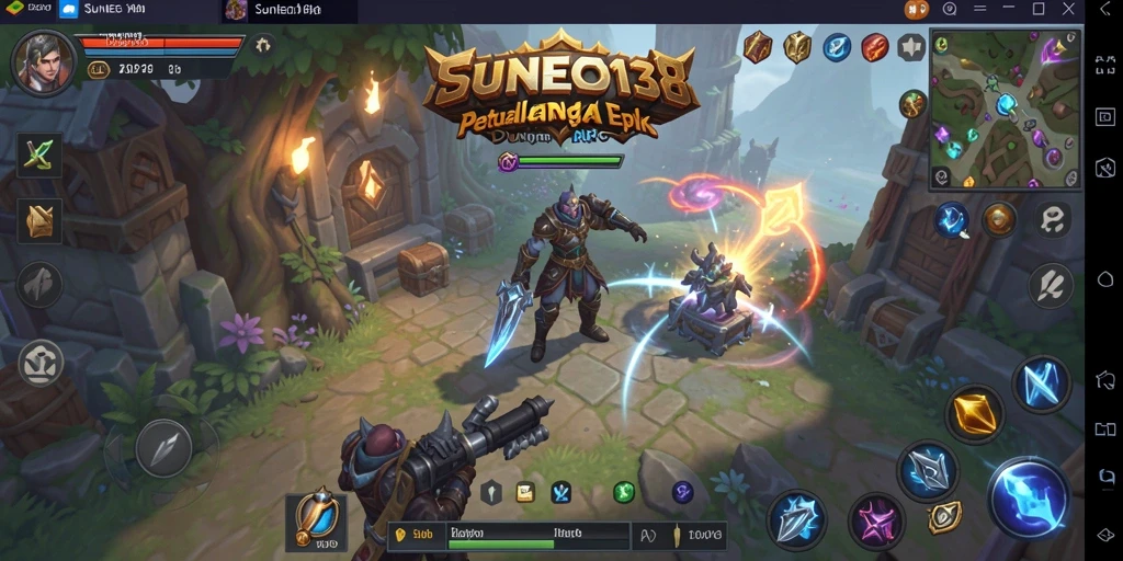 Tangkapan layar dari gameplay mendebarkan SUNEO138 dalam aksi ARPG.